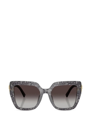 Dolce & Gabbana Eyewear Devotion lace-pattern sunglasses - Grey
