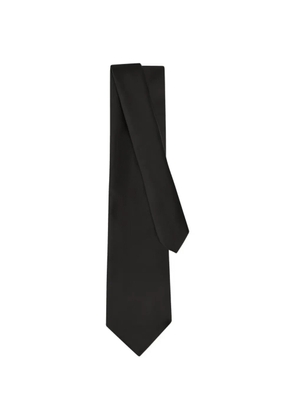Ferragamo Nappa leather tie - Black