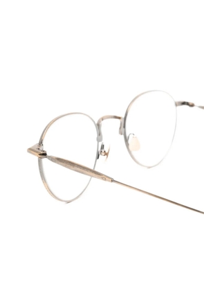 Matsuda round-frame glasses - Gold
