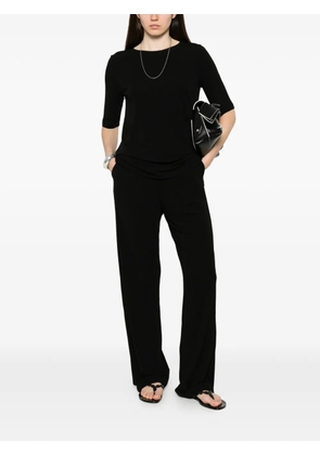 Max Mara Lozono elasticated-waist trousers - Black