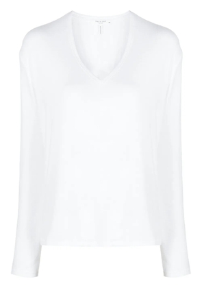 rag & bone Hudson fine-knit sweatshirt - White