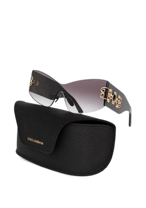 Dolce & Gabbana Eyewear crystal-embellished cat-eye sunglasses - Black