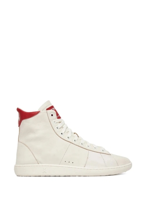 Patrizia Pepe high-top leather sneakers - White