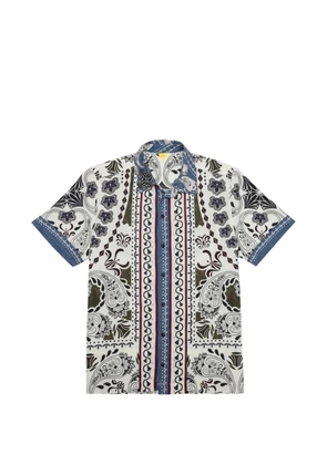 Agua Bendita printed shirt - Neutrals