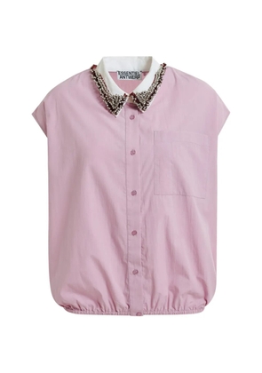 Essentiel Antwerp bead-embellished shirt - Pink