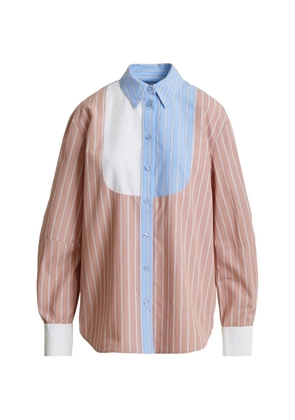 Essentiel Antwerp striped oversized shirt - Neutrals