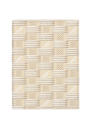 Moreau printed passport holder - Neutrals