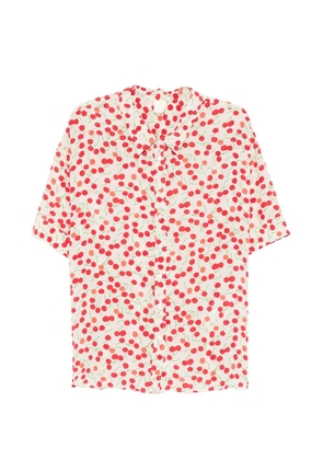 ASPESI cherry-print blouse - Neutrals