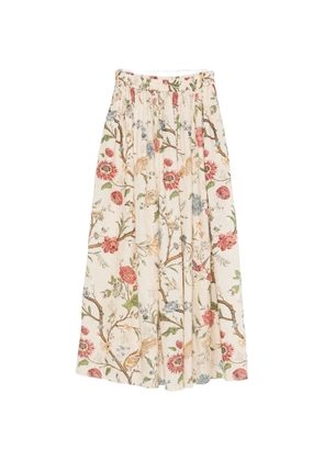 INTO THE EAST Morris floral-print pallazo pants - Neutrals