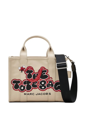 Marc Jacobs The Tote Bag snake-print tote bag - Neutrals
