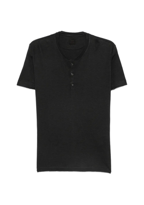 120% Lino round-neck T-shirt - Black
