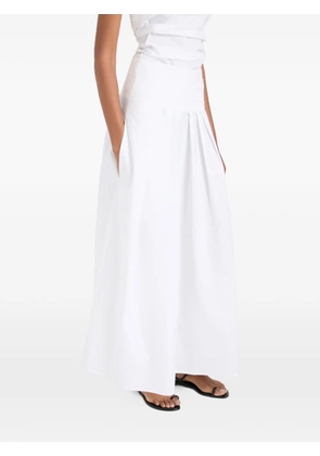 Proenza Schouler White Label Nessa pleated poplin maxi skirt