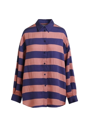 Essentiel Antwerp striped-pattern shirt - Blue