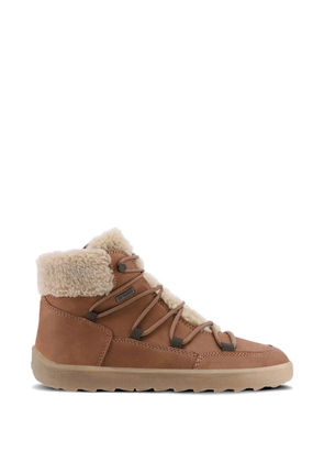 Be Lenka Bliss shearling-trim lace-up boots - Brown