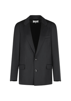 Maison Margiela single-breasted virgin wool blazer - Black