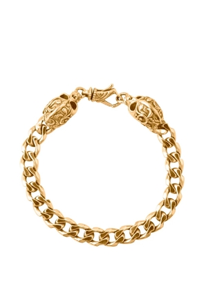 Emanuele Bicocchi skull-embellished chain bracelet - Gold