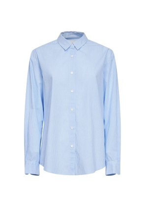 MC2 Saint Barth striped button-down cotton shirt - Blue
