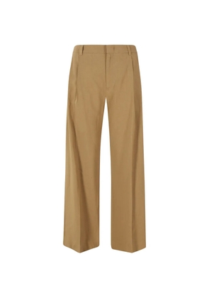 Tela pleat-detail wide-leg trousers - Neutrals