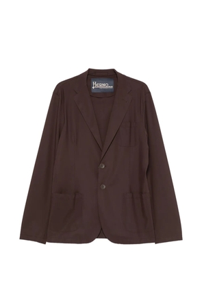 Herno single-breasted blazer - Brown