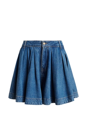 Essentiel Antwerp pleated shorts - Blue