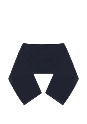 Pleats Please Issey Miyake pleated scarf - Blue