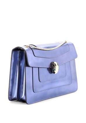 Bvlgari Pre-Owned Serpenti Forever Patent Medium shoulder bag - Purple