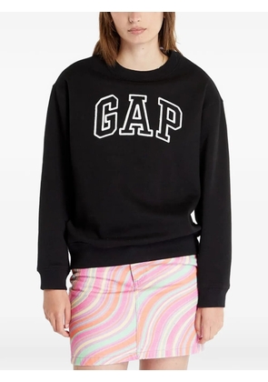 GAP logo-patch sweater - Black