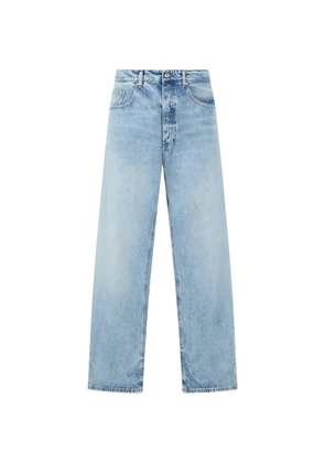 ICON DENIM Will acid-wash wide-leg jeans - Blue