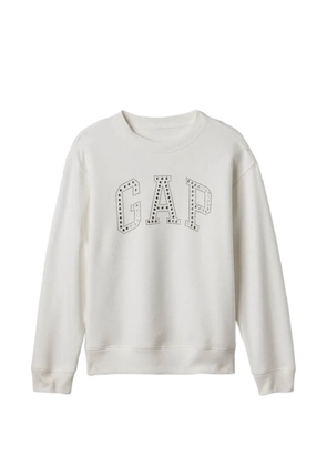 GAP rhonestone-embellished logo sweater - Neutrals