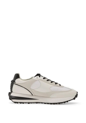Karl Lagerfeld Jeans Zone panelled lace-up leather sneakers - Neutrals