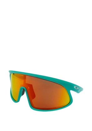 Oakley RSLV geometric-frame sunglasses - Green