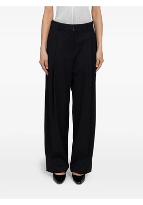 Amomento wide-leg tucked trousers - Black