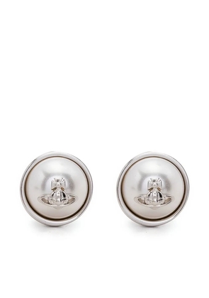 Vivienne Westwood Orb stud earrings - Silver