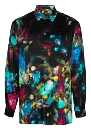 SHIATZY CHEN Genisis Collection abstract-print shirt - Black