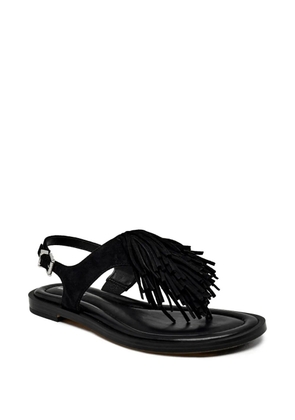 Michael Kors Kids Indra fringe-detail sandals - Black