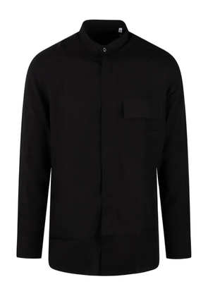 Low Brand collarless shirt - Black