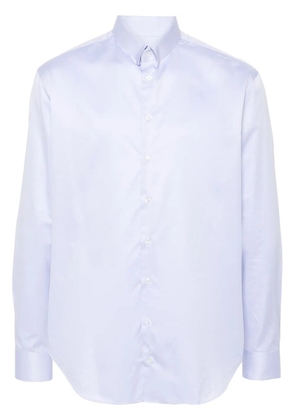 Giorgio Armani classic-collar cotton shirt - Blue