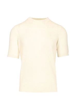 Mauro Ottaviani ribbed-knit T-shirt - Yellow