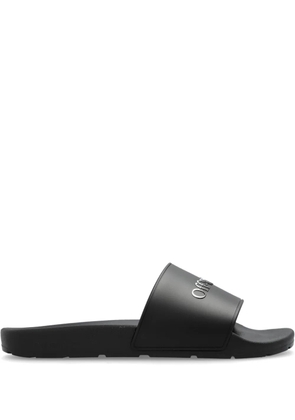 Off-White logo slides - Black