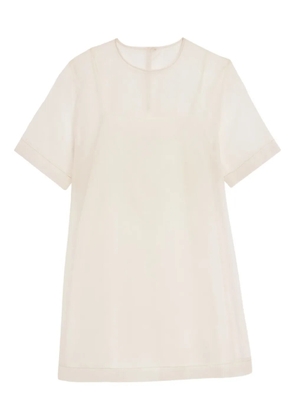 AMI Paris Trapeze mini dress - White