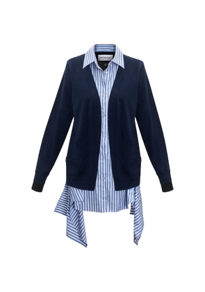 Monse layered cardigan - Blue