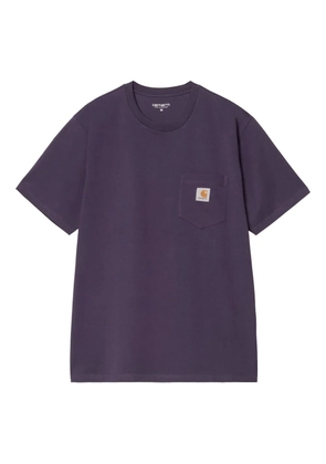 Carhartt WIP logo pocket T-shirt - Purple