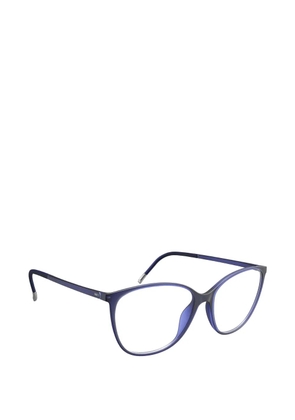 Silhouette SPX Illusion cat-eye frame glasses - Blue