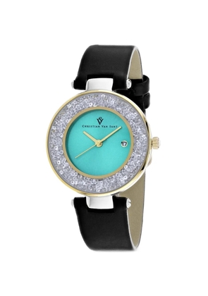 CHRISTIAN VAN SANT Dazzle 34mm watch - Blue