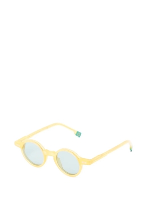 KYme Lupe round-frame sunglasses - Yellow