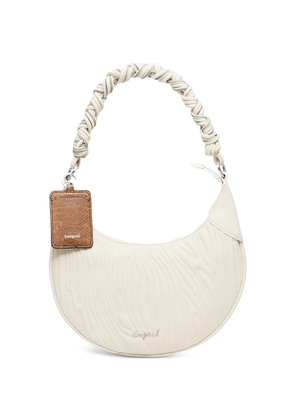 Desigual Helium quilted braided-handle shoulder bag - Neutrals