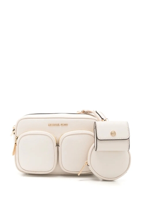 Michael Michael Kors small Jet Set leather crossbody bag - White