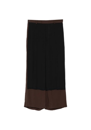 Undercover layered-panel trousers - Brown