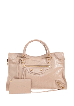 Balenciaga medium Le City leather tote bag - Pink
