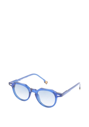KYme Lars geometric-frame sunglasses - Blue